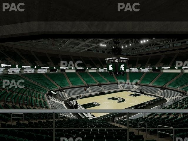 Jack Breslin Student Events Center - Section Plt 113 Seat View