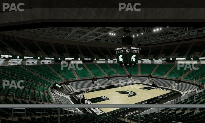 Jack Breslin Student Events Center - Section Plt 113 Seat View