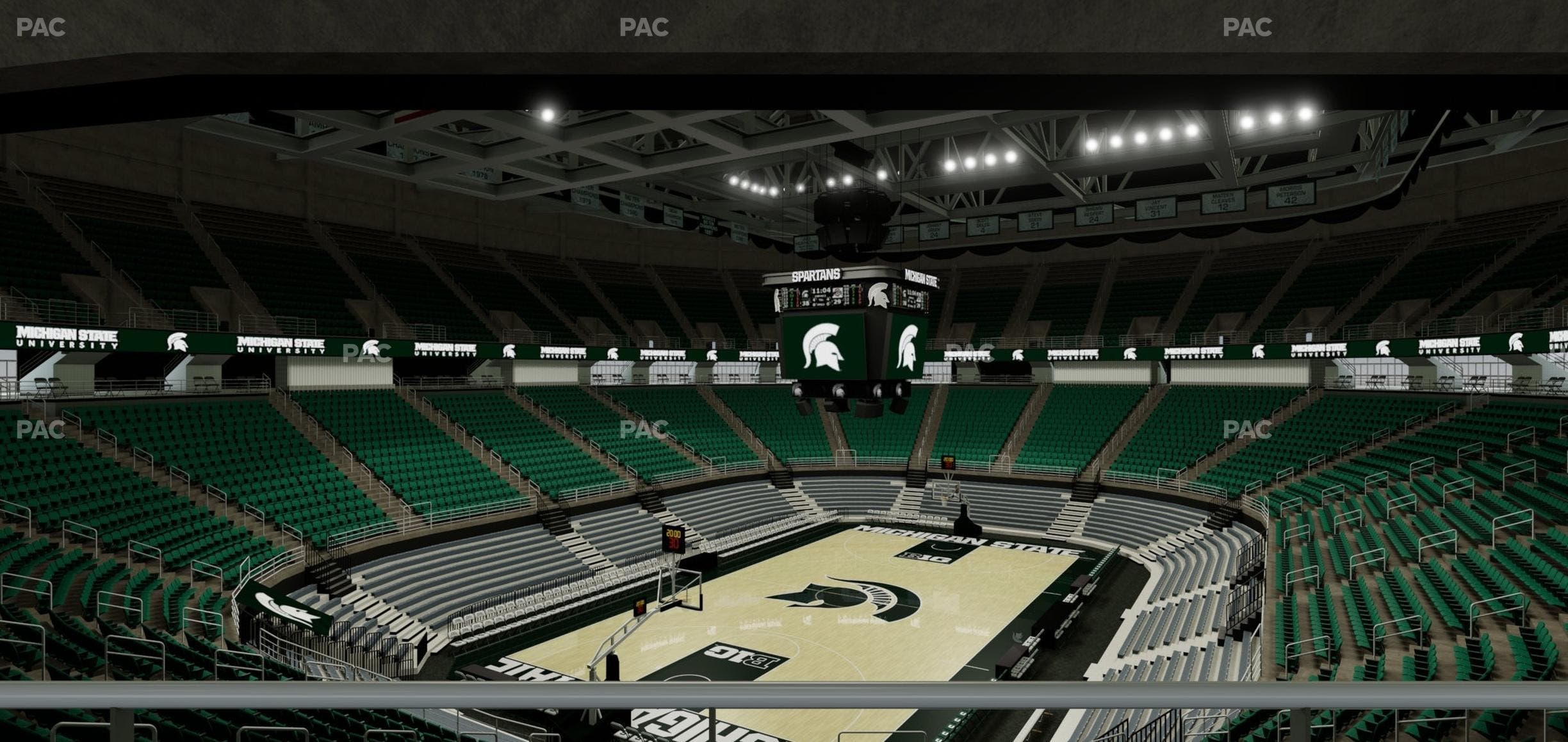Jack Breslin Student Events Center - Section Plt 115 Seat View
