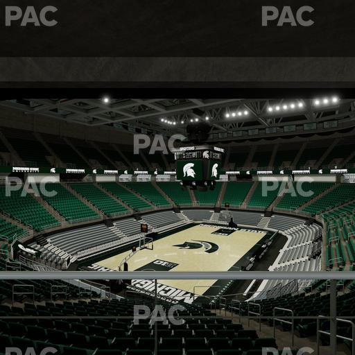 Jack Breslin Student Events Center - Section Plt 115 Seat View