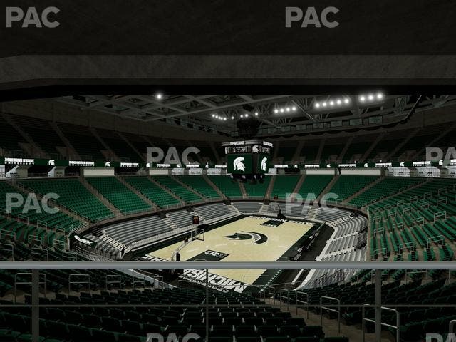 Jack Breslin Student Events Center - Section Plt 115 Seat View