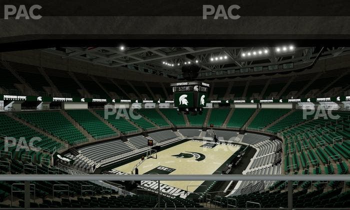 Jack Breslin Student Events Center - Section Plt 115 Seat View