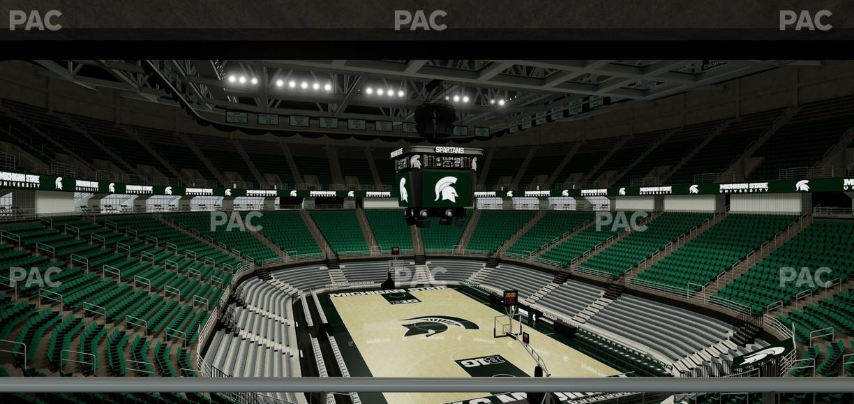 Jack Breslin Student Events Center - Section Plt 120 Seat View