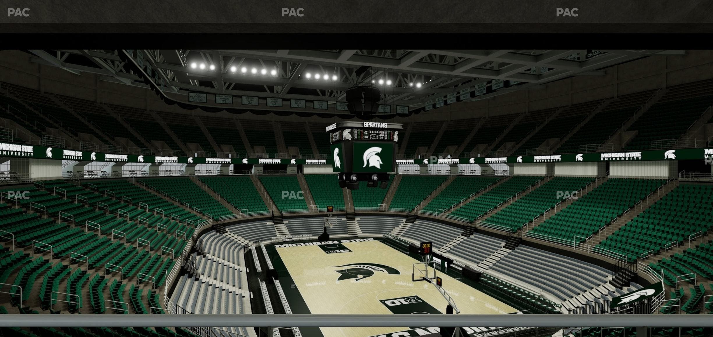 Jack Breslin Student Events Center - Section Plt 120 Seat View