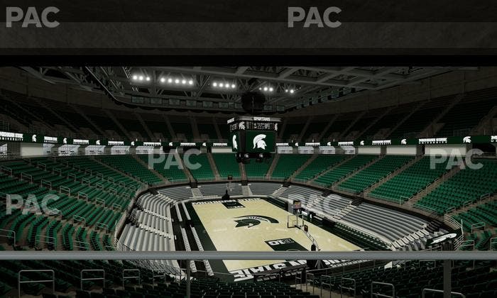 Jack Breslin Student Events Center - Section Plt 120 Seat View