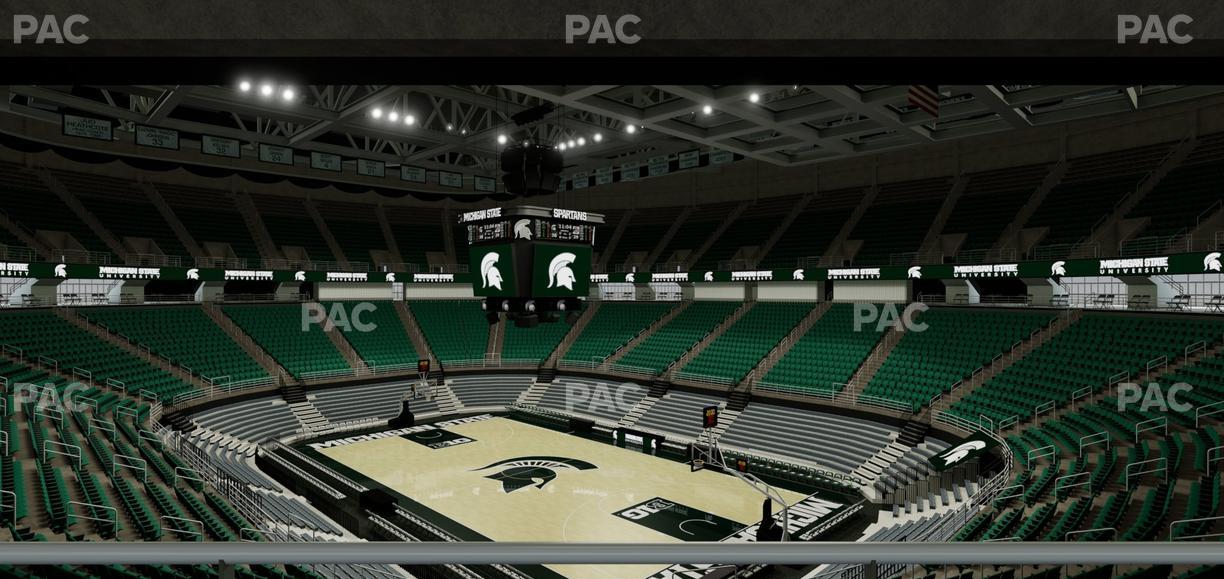 Jack Breslin Student Events Center - Section Plt 122 Seat View