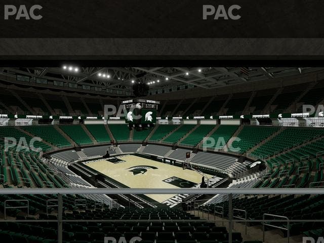 Jack Breslin Student Events Center - Section Plt 122 Seat View