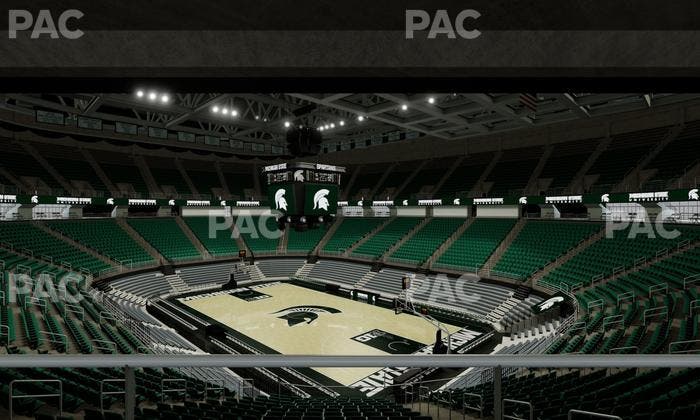 Jack Breslin Student Events Center - Section Plt 122 Seat View