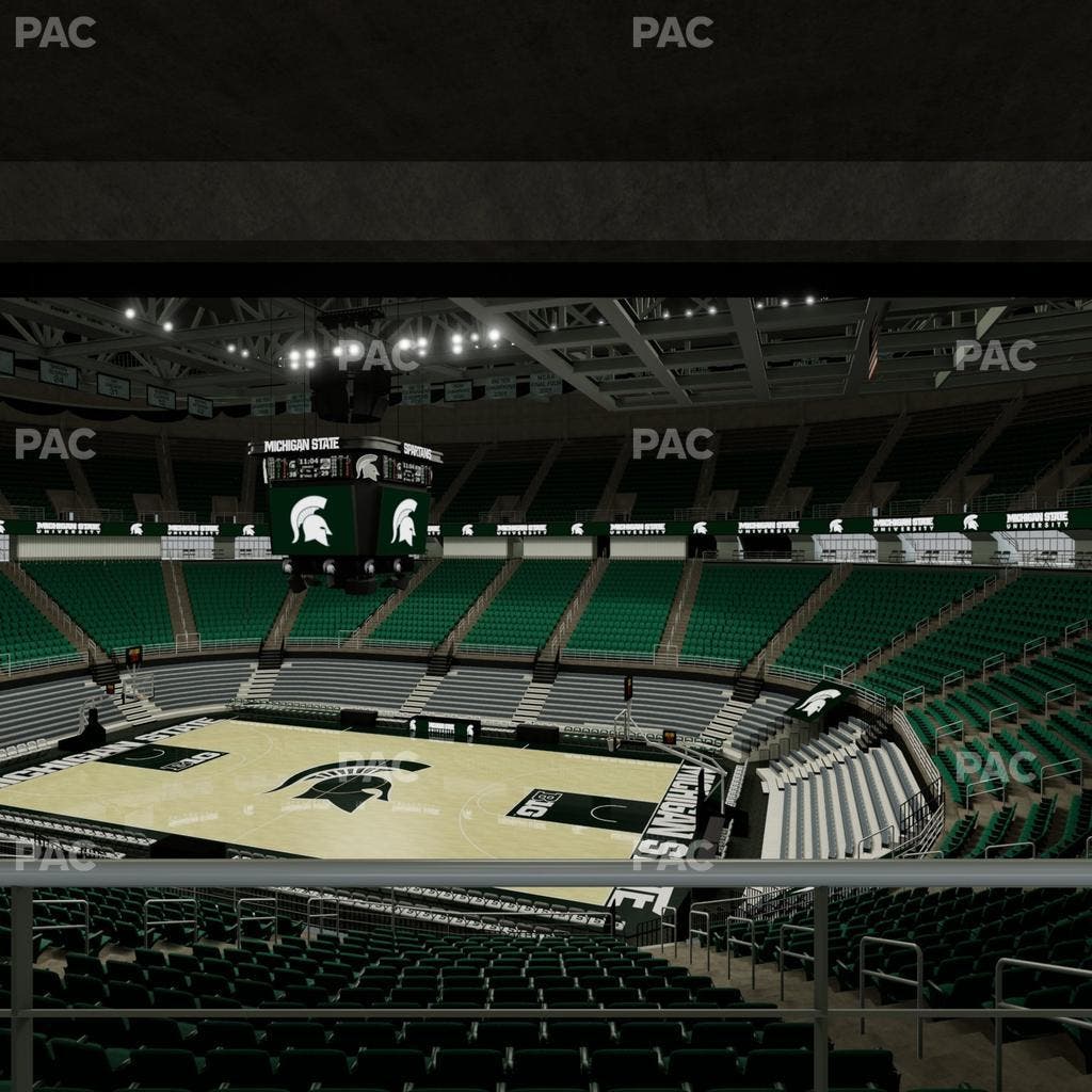 Jack Breslin Student Events Center - Section Plt 124 Seat View