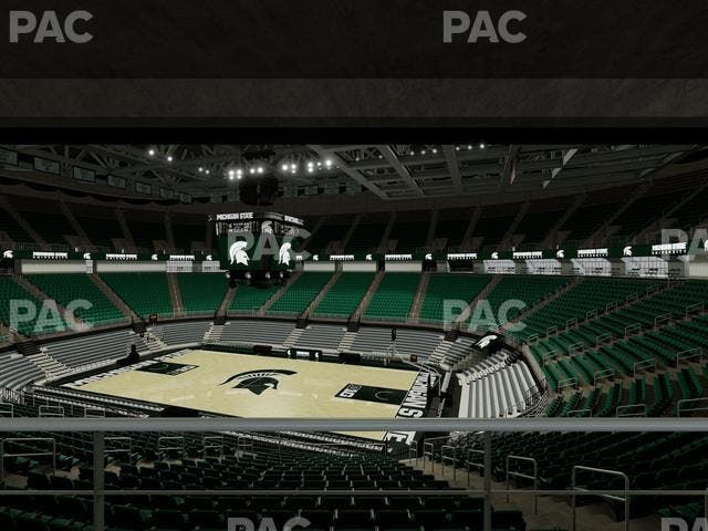 Jack Breslin Student Events Center - Section Plt 124 Seat View