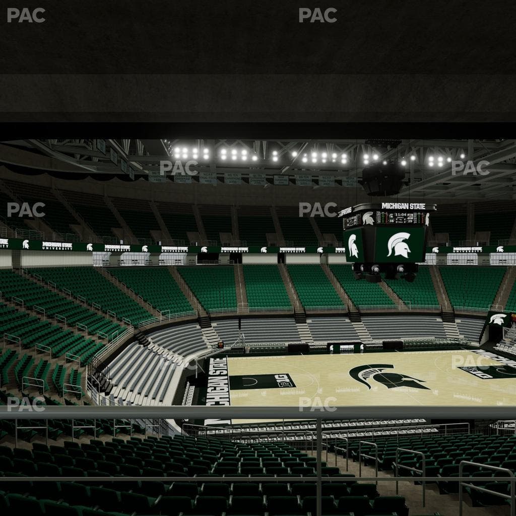 Jack Breslin Student Events Center - Section Plt 129 Seat View