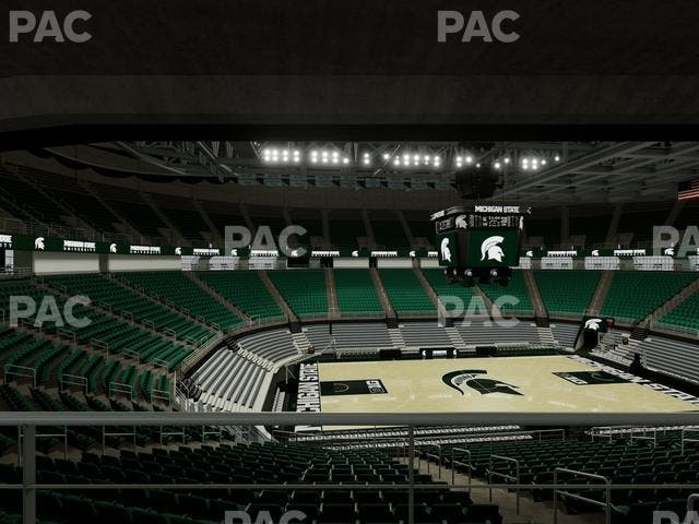 Jack Breslin Student Events Center - Section Plt 129 Seat View