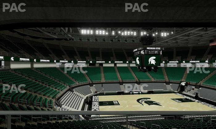 Jack Breslin Student Events Center - Section Plt 129 Seat View