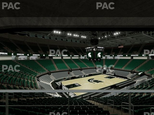 Jack Breslin Student Events Center - Section Plt 131 Seat View