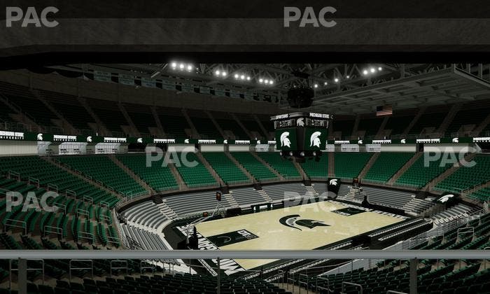 Jack Breslin Student Events Center - Section Plt 131 Seat View
