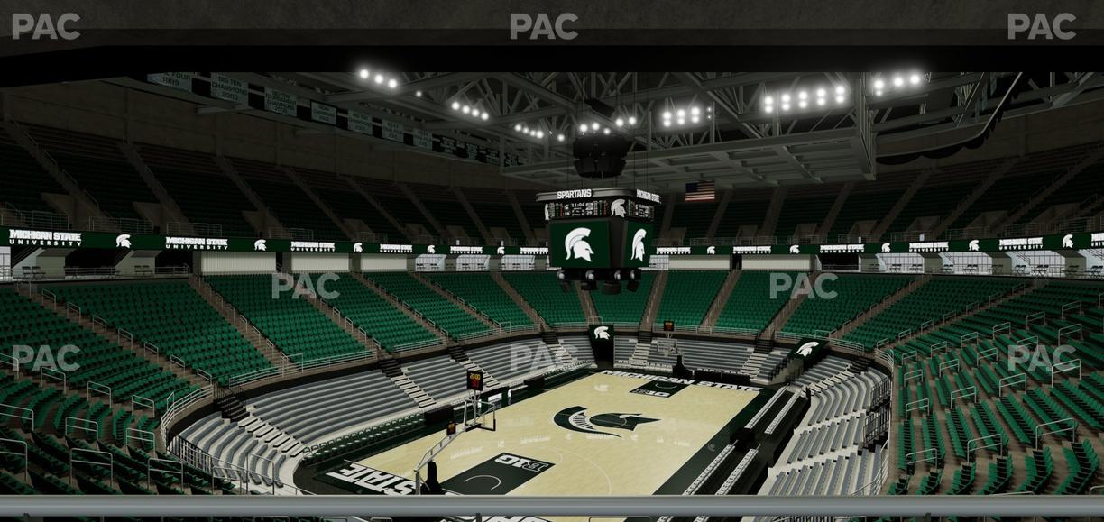 Jack Breslin Student Events Center - Section Plt 133 Seat View