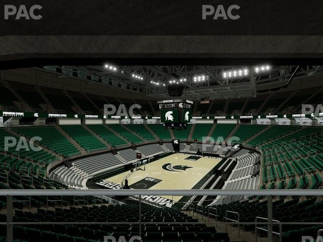 Jack Breslin Student Events Center - Section Plt 133 Seat View