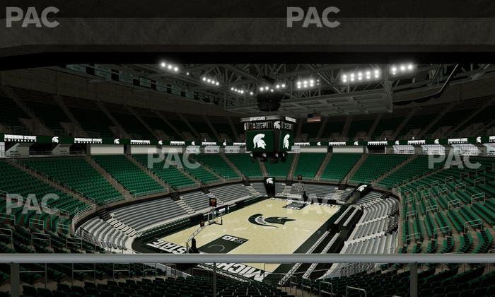 Jack Breslin Student Events Center - Section Plt 133 Seat View