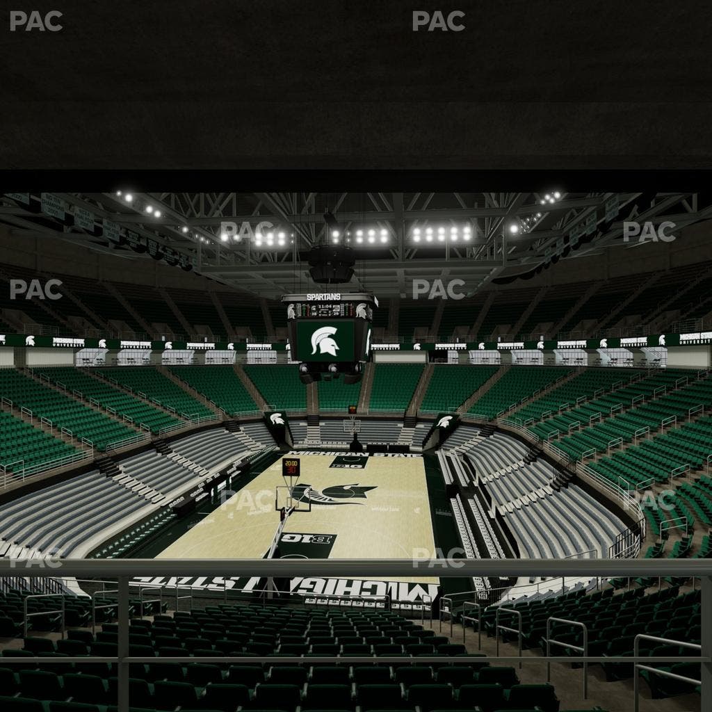 Jack Breslin Student Events Center - Section Plt 135 Seat View