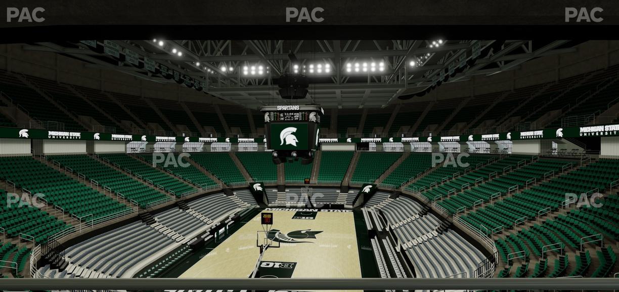 Jack Breslin Student Events Center - Section Plt 135 Seat View