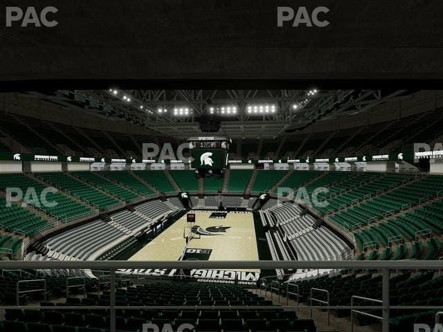 Jack Breslin Student Events Center - Section Plt 135 Seat View
