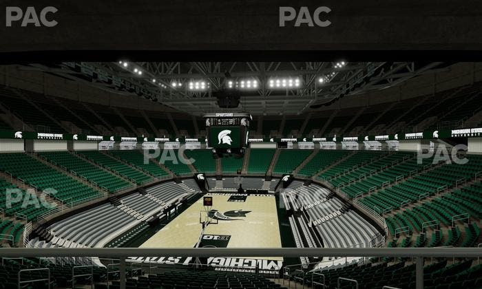 Jack Breslin Student Events Center - Section Plt 135 Seat View
