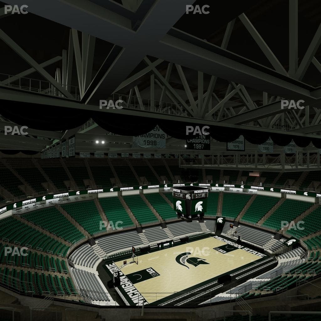 Jack Breslin Student Events Center - Section Upper Izzone Student Seating Seat View