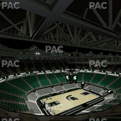 Jack Breslin Student Events Center - Section Upper Izzone Student Seating Seat View