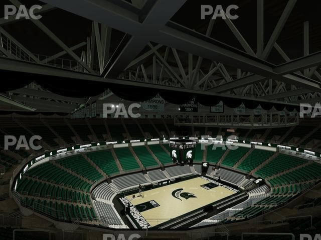 Jack Breslin Student Events Center - Section Upper Izzone Student Seating Seat View