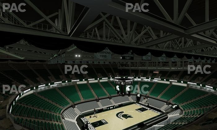 Jack Breslin Student Events Center - Section Upper Izzone Student Seating Seat View