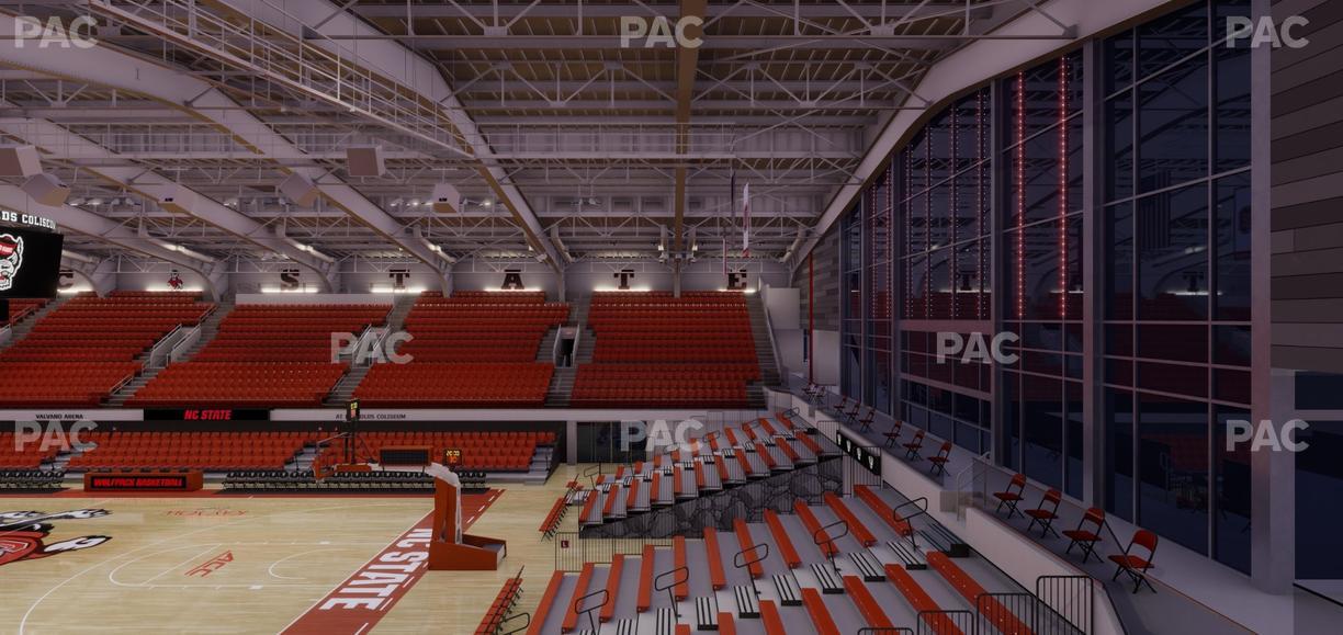 James T. Valvano Arena at Reynolds Coliseum - Section 201 Seat View