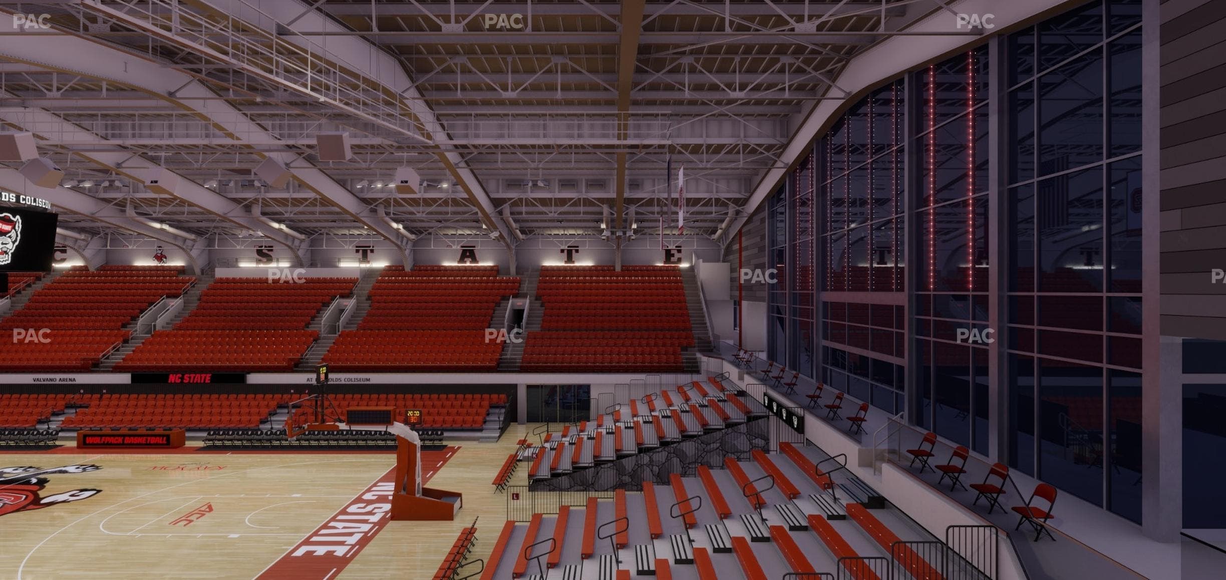 James T. Valvano Arena at Reynolds Coliseum - Section 201 Seat View