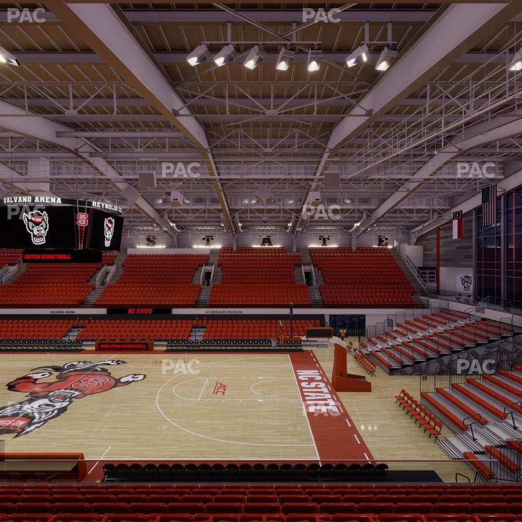 James T. Valvano Arena at Reynolds Coliseum - Section 202 Seat View