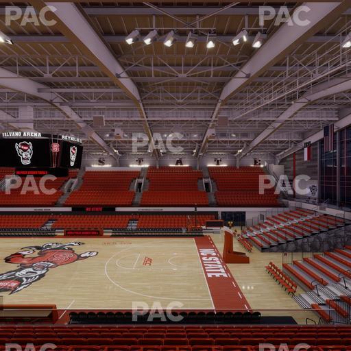 James T. Valvano Arena at Reynolds Coliseum - Section 202 Seat View