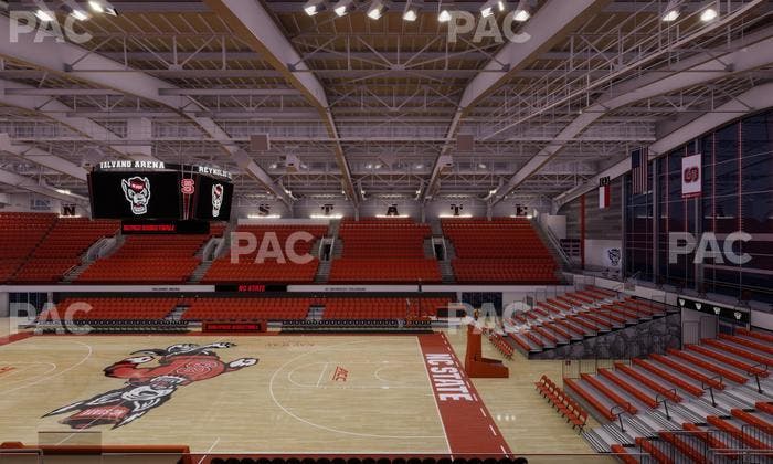 James T. Valvano Arena at Reynolds Coliseum - Section 202 Seat View