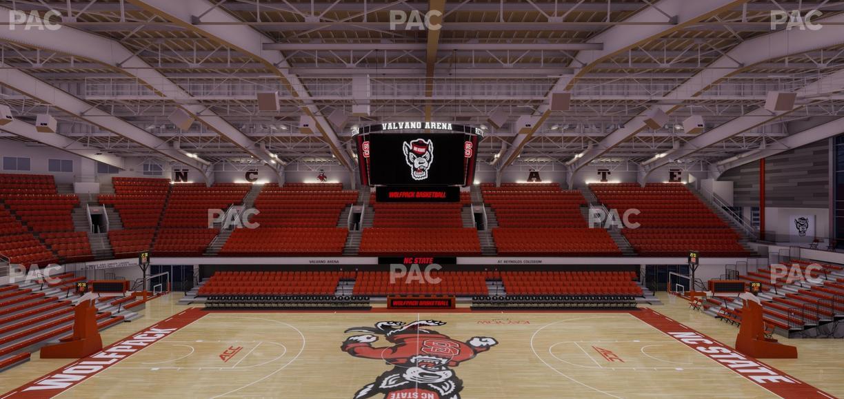 James T. Valvano Arena at Reynolds Coliseum - Section 203 Seat View