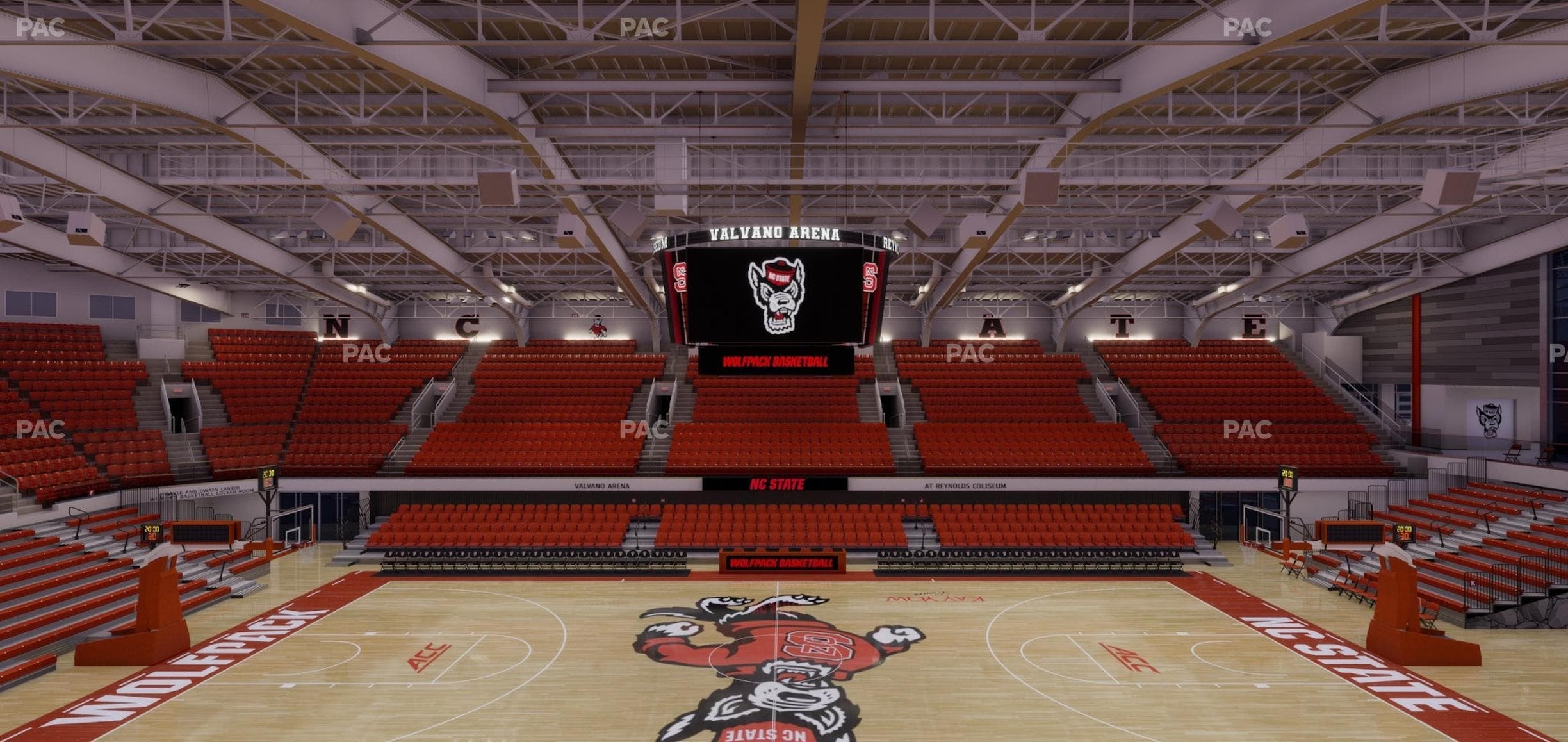 James T. Valvano Arena at Reynolds Coliseum - Section 203 Seat View