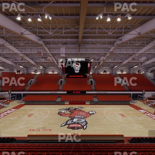 James T. Valvano Arena at Reynolds Coliseum - Section 203 Seat View