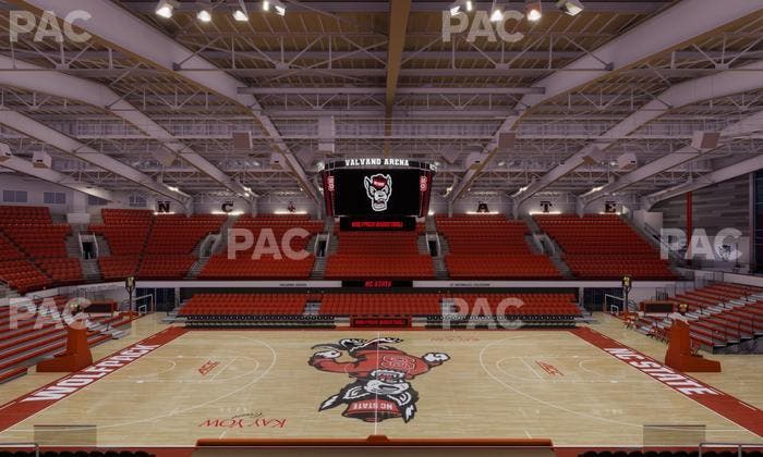 James T. Valvano Arena at Reynolds Coliseum - Section 203 Seat View