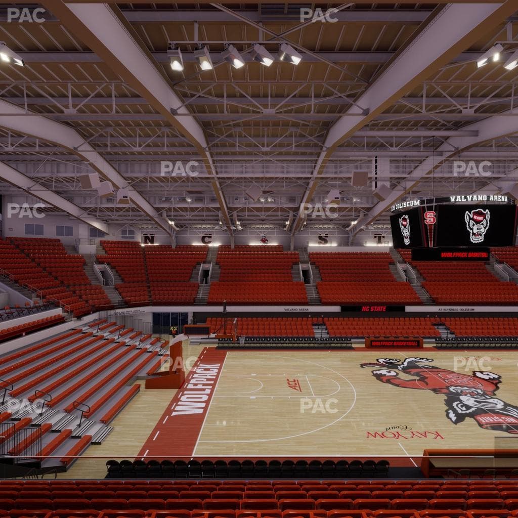 James T. Valvano Arena at Reynolds Coliseum - Section 204 Seat View