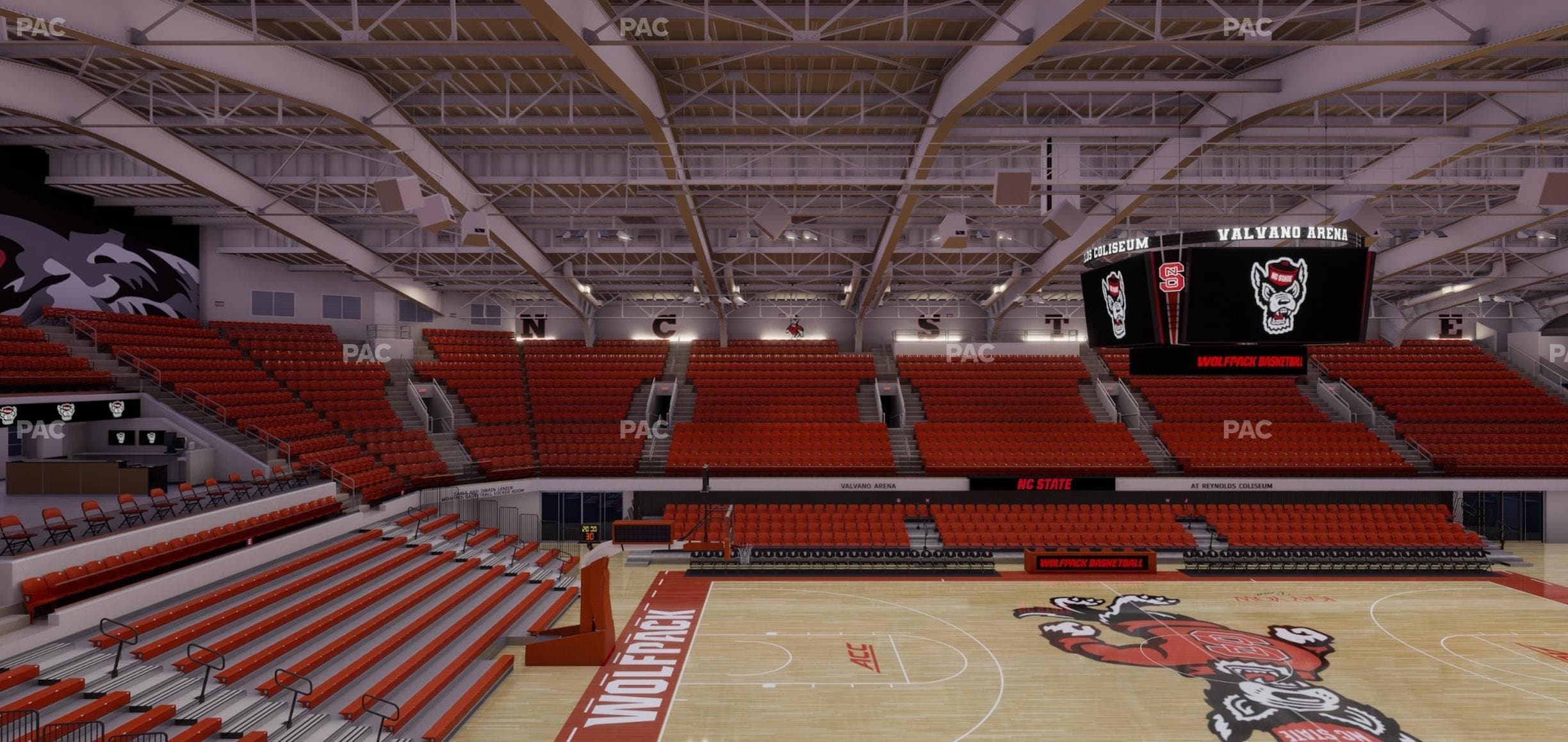 James T. Valvano Arena at Reynolds Coliseum - Section 204 Seat View