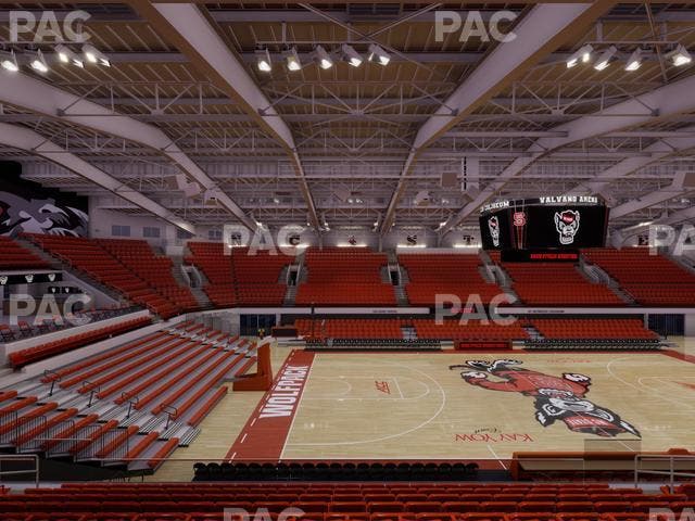 James T. Valvano Arena at Reynolds Coliseum - Section 204 Seat View