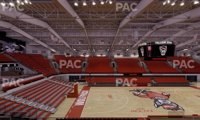 James T. Valvano Arena at Reynolds Coliseum - Section 204 Seat View