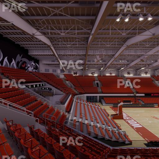 James T. Valvano Arena at Reynolds Coliseum - Section 205 Seat View