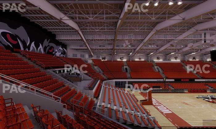 James T. Valvano Arena at Reynolds Coliseum - Section 205 Seat View