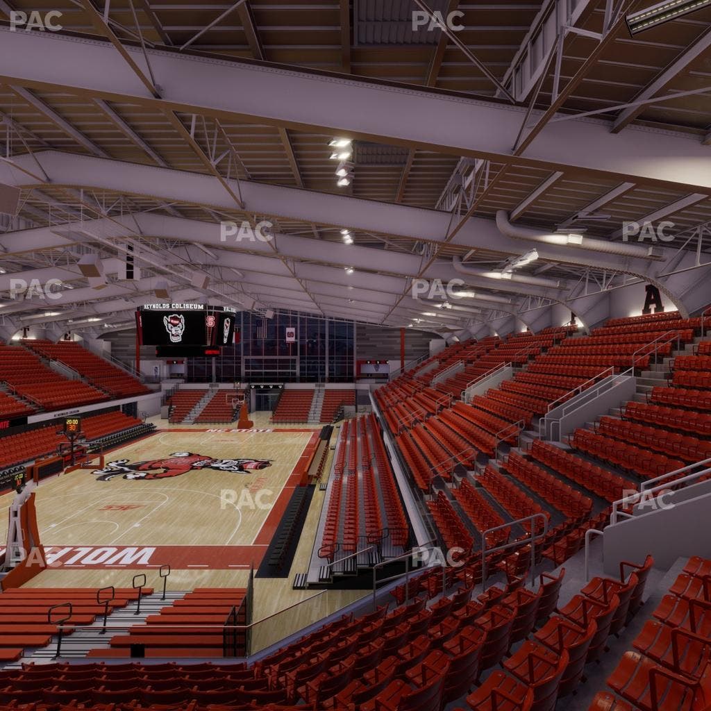 James T. Valvano Arena at Reynolds Coliseum - Section 206 Seat View