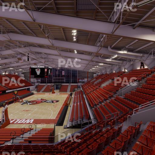 James T. Valvano Arena at Reynolds Coliseum - Section 206 Seat View