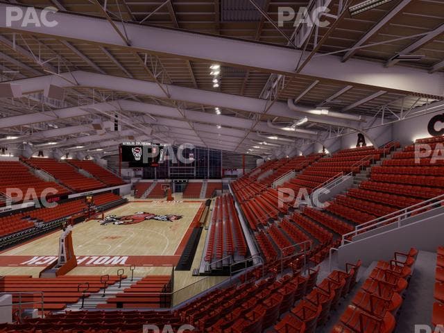 James T. Valvano Arena at Reynolds Coliseum - Section 206 Seat View