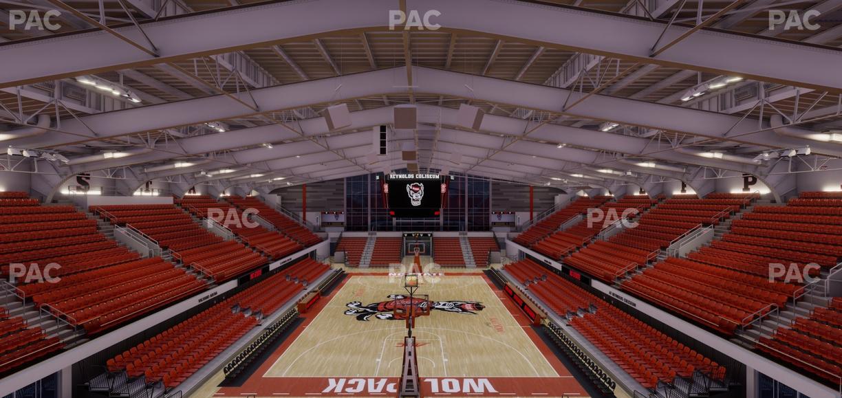 James T. Valvano Arena at Reynolds Coliseum - Section 207 Seat View