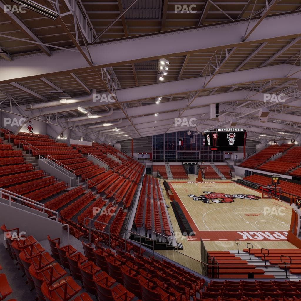 James T. Valvano Arena at Reynolds Coliseum - Section 208 Seat View